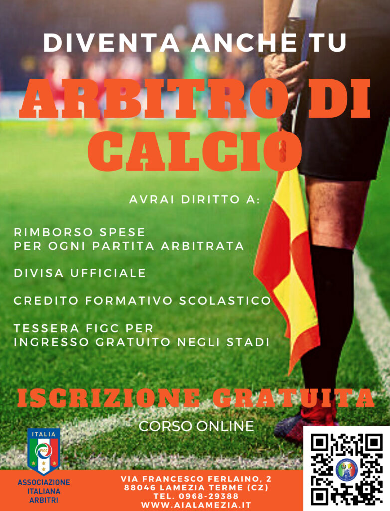 DIVENTA ARBITRO DI CALCIO