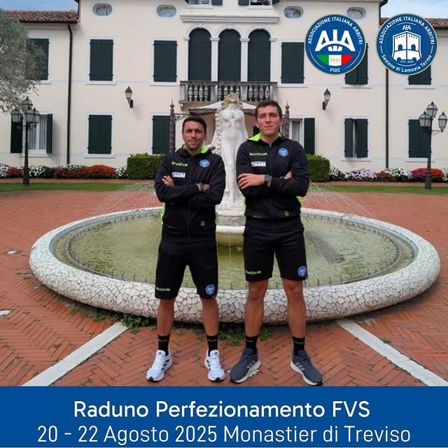 Secondo raduno per Arbitri e Assistenti di Serie C a Monastier per introdurre il sistema FVS (Football Video Support). - 3 - AIA – Sezione di Lamezia Terme Secondo raduno per Arbitri e Assistenti di Serie C a Monastier per introdurre il sistema FVS (Football Video Support). - 2 - AIA – Sezione di Lamezia Terme