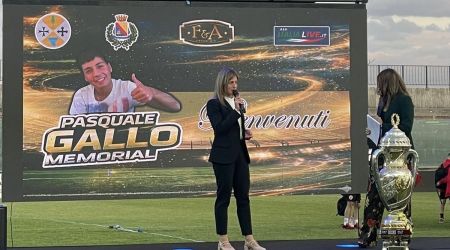 Martina Molinaro premiata al Memorial “Pasquale Gallo” con il Premio al Merito Sportivo.