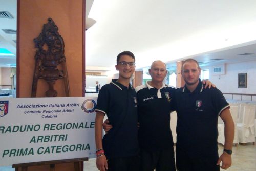 Elio e Fabrizio al Raduno di Prima Categoria - - AIA – Sezione di Lamezia Terme
