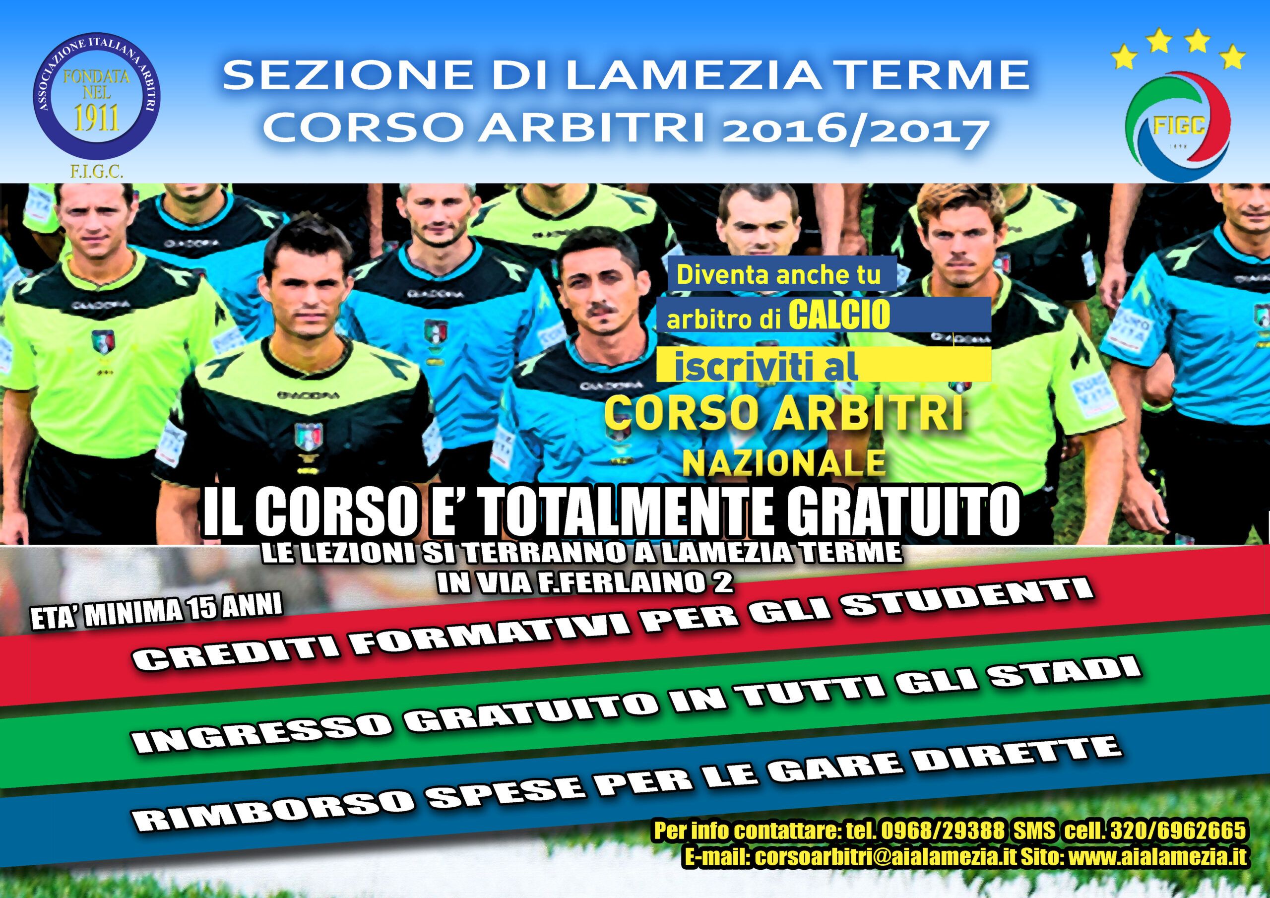 Corso Arbitri 2016/2017 - 2 - AIA – Sezione di Lamezia Terme