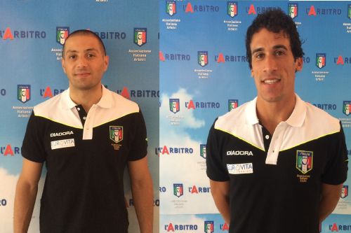 Giovanni e Valerio al Raduno Play off Can Pro - - AIA – Sezione di Lamezia Terme