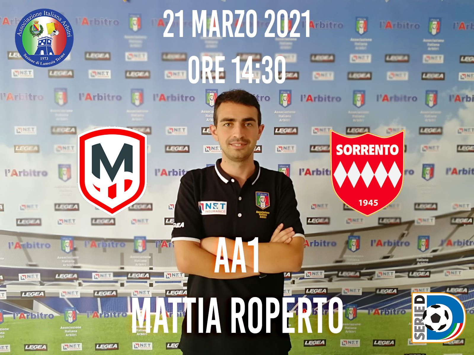 Mattia in campo! - 4 - AIA – Sezione di Lamezia Terme