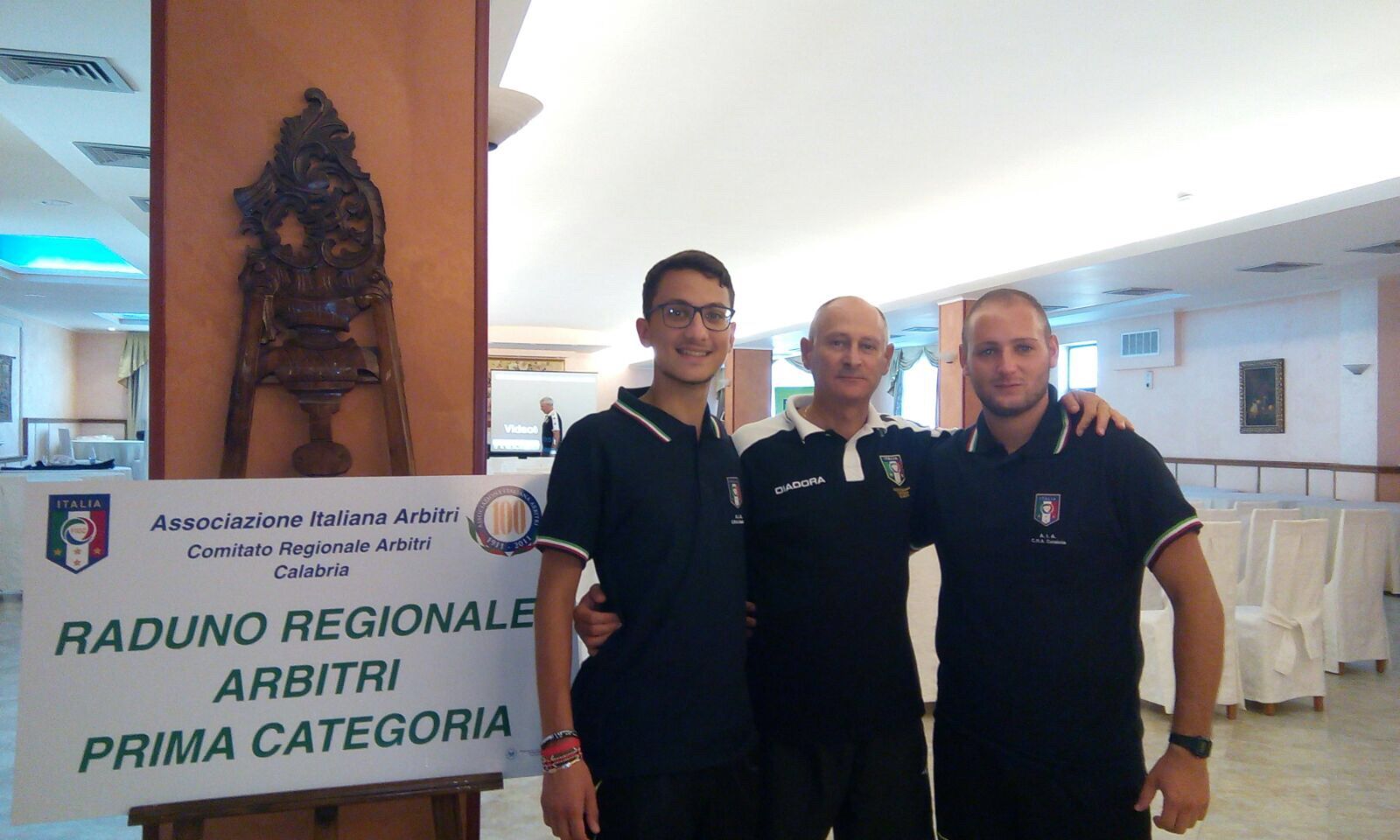 Elio e Fabrizio al Raduno di Prima Categoria - 3 - AIA – Sezione di Lamezia Terme Elio e Fabrizio al Raduno di Prima Categoria - 2 - AIA – Sezione di Lamezia Terme
