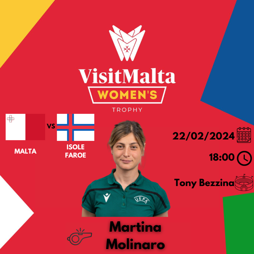 Martina impiegata nel "Visit Malta Tournament" 2024! - 5 - AIA – Sezione di Lamezia Terme Martina impiegata nel "Visit Malta Tournament" 2024! - 4 - AIA – Sezione di Lamezia Terme