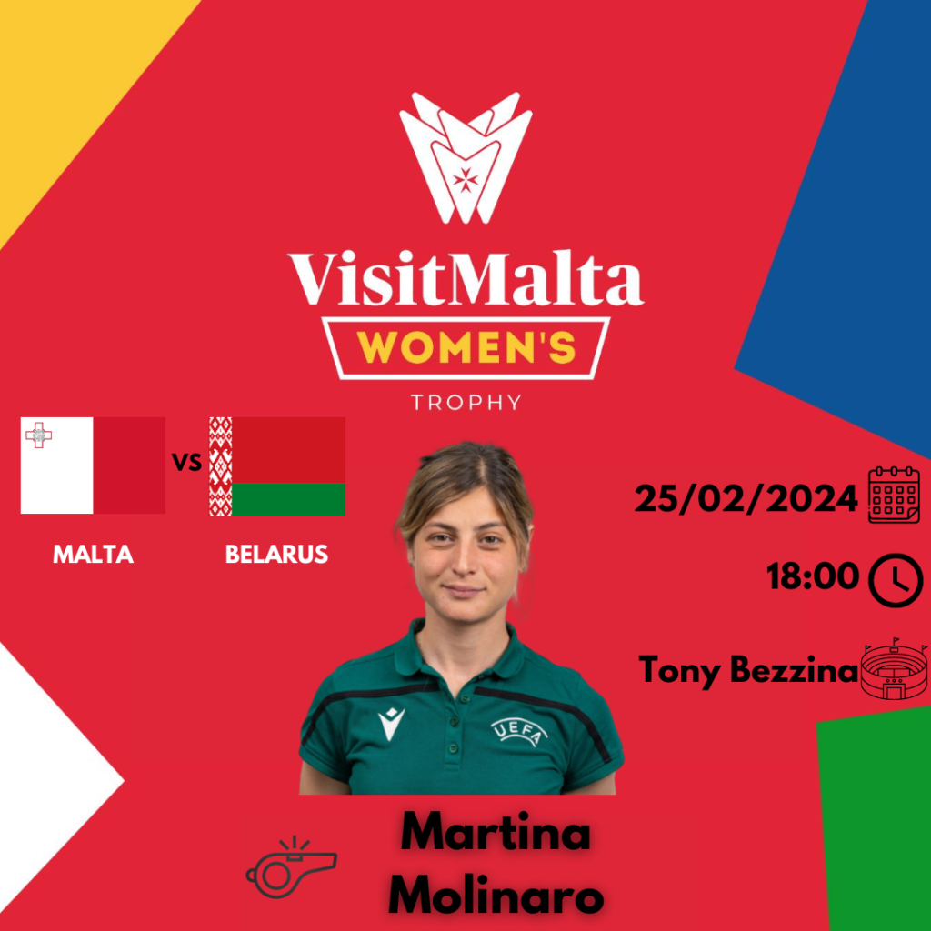 Martina impiegata nel "Visit Malta Tournament" 2024! - 7 - AIA – Sezione di Lamezia Terme Martina impiegata nel "Visit Malta Tournament" 2024! - 6 - AIA – Sezione di Lamezia Terme