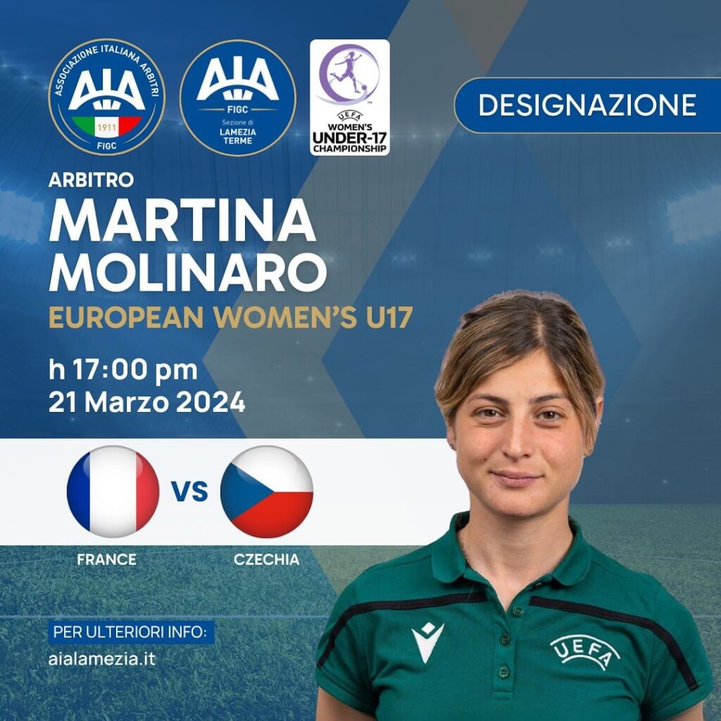 Martina in UEFA! - 5 - AIA – Sezione di Lamezia Terme Martina in UEFA! - 4 - AIA – Sezione di Lamezia Terme