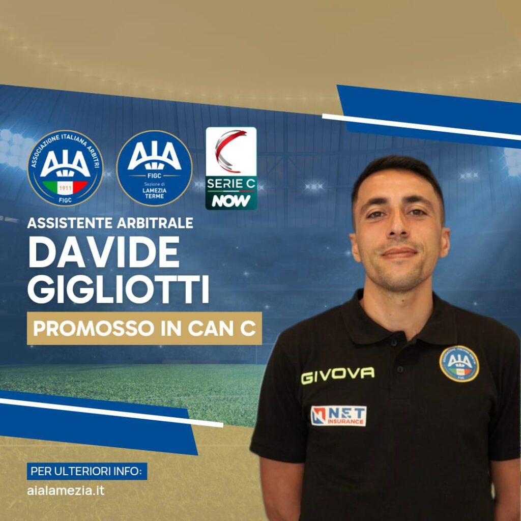 1 luglio 2024, promossi in CAN C e CAN D due assistenti lametini. - 5 - AIA – Sezione di Lamezia Terme 1 luglio 2024, promossi in CAN C e CAN D due assistenti lametini. - 4 - AIA – Sezione di Lamezia Terme